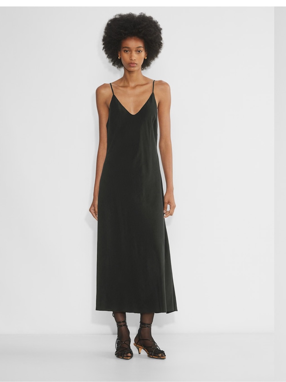 Wilfred Classic Black Maxi Dress